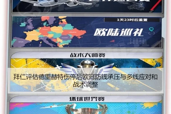 拜仁评估德里赫特伤停后欧冠防线承压与多线应对和战术调整